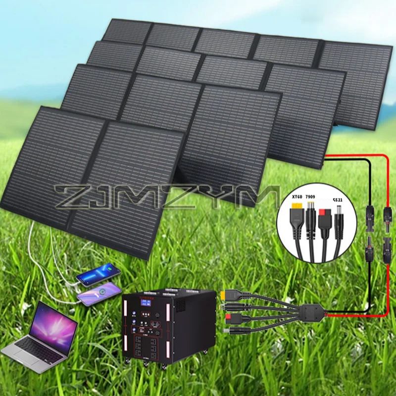 Solar Panel 200W - แผงโซลาร์เซลล์แบบพับได้ 300W / 250W / 200W