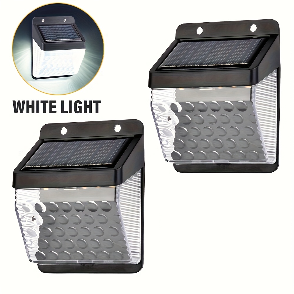 Solar Lamp - ไฟ LED พลังงานแสงอาทิตย์ พร้อมเซ็นเซอร์ตรวจจับความเคลื่อนไหว PIR สำหรับติดผนัง