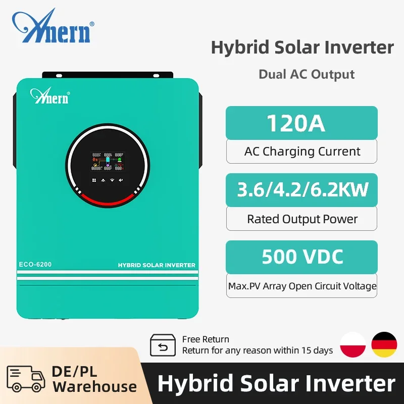 Charge Controller Solar - Solar Off Gridอินเวอร์เตอร์Hybrid 3600W 4200W 6200W