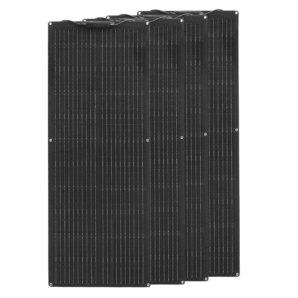 Solar Panel 200W - เครื่องชาร์จแบตเตอรี่แผงโซลาร์เซลล์แบบยืดหยุ่น ขนาด 105 ซม. X 40