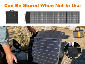แผงโซลาร์เซลล์พับได้ 200W ทนทา - Solar Panel 200W บทวิจารณ์และราคา
