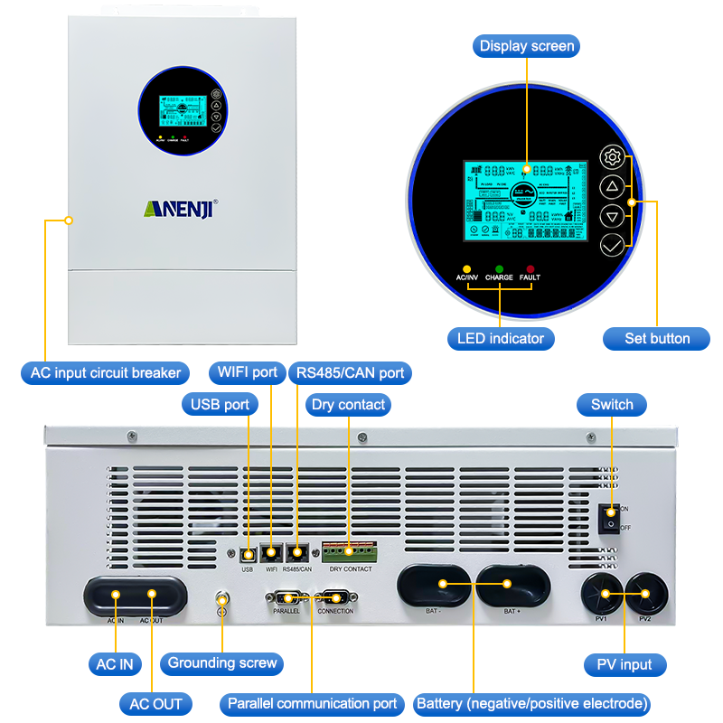 อินเวอร์เตอร์พลังงานแสงอาทิตย์ - Charge Controller Solar บทวิจารณ์และราคา
