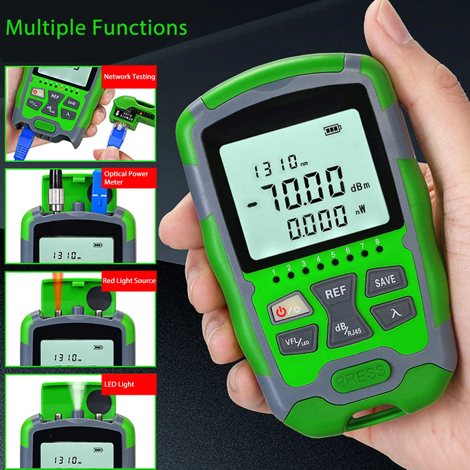 เครื่องทดสอบกำลังไฟสายเคเบิลออ - Energy Monitor Meter บทวิจารณ์และราคา