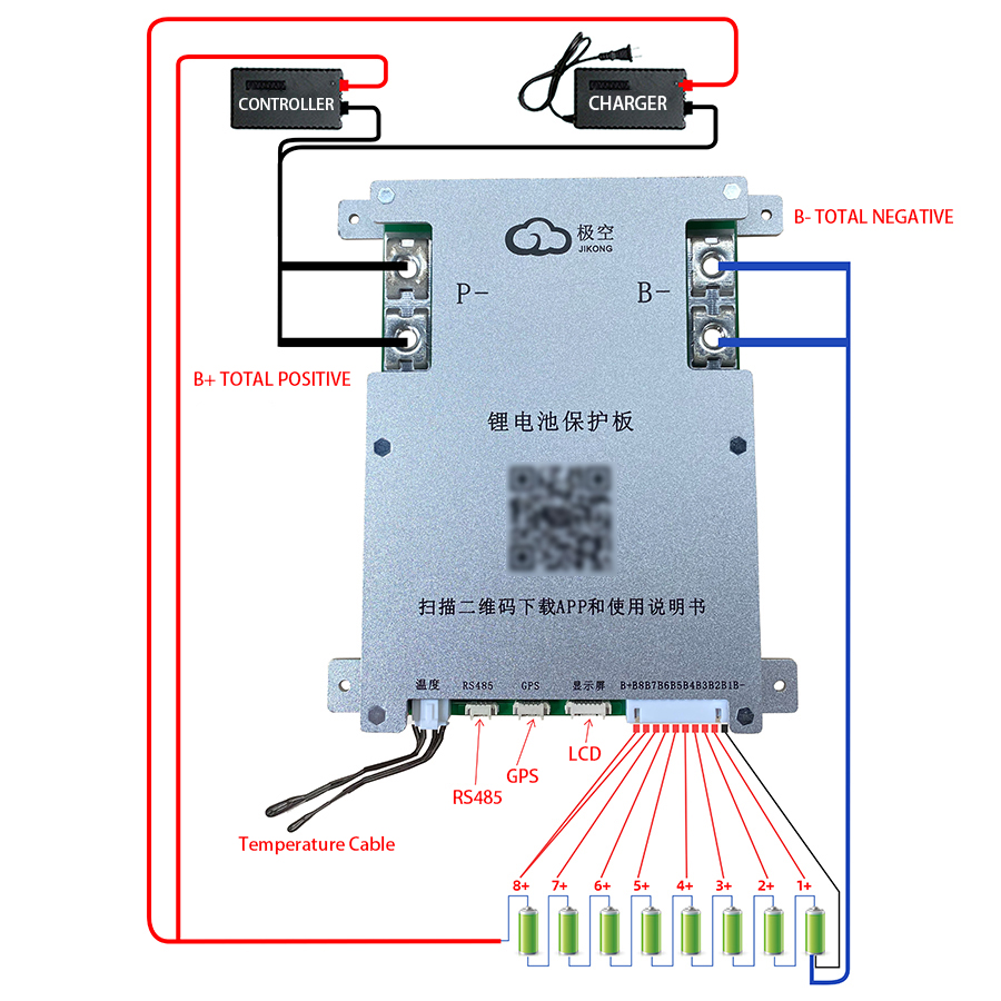 JK BMS 200A JK-B2A8S20P JKBMS  - Lithium Battery 12V บทวิจารณ์และราคา